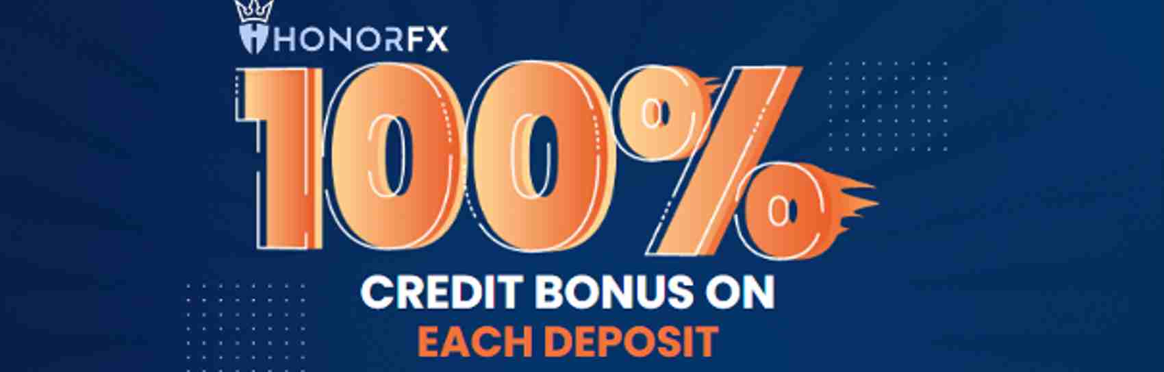 100% Bonus On Each Deposit – HonorFX