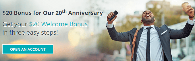  Bonus for 20th Anniversary – FXCM