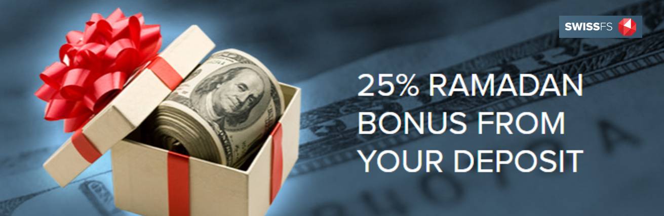 25% Ramadan Deposit Bonus – SwissFS