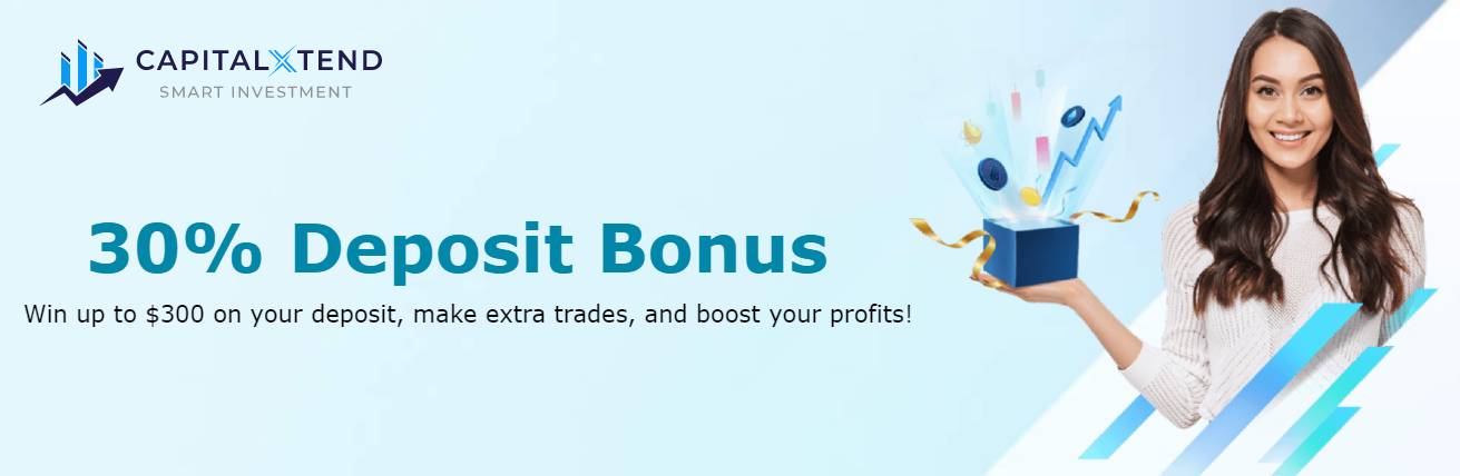 30% Deposit Bonus – CapitalXTend