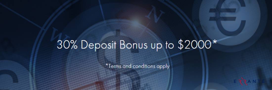 30% Deposit Bonus – Errante