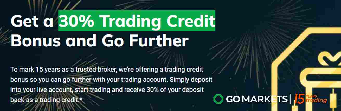 30% Trading Credit – GO Markets