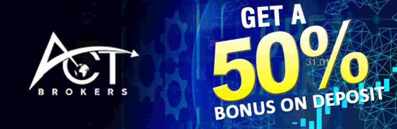 50% Bonus on Deposit – ACTMarkets