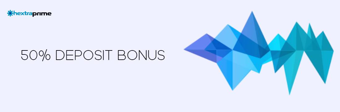 50% Deposit Bonus – Hexta Prime