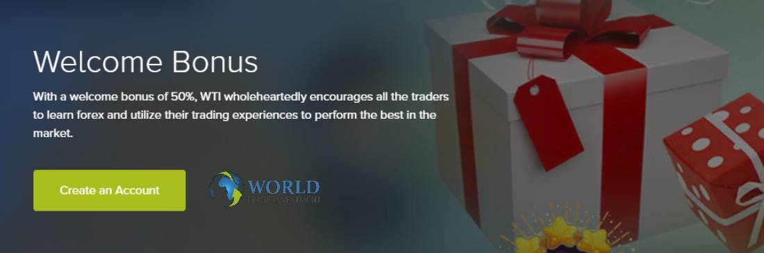 50% Welcome Bonus – World Trade Investment