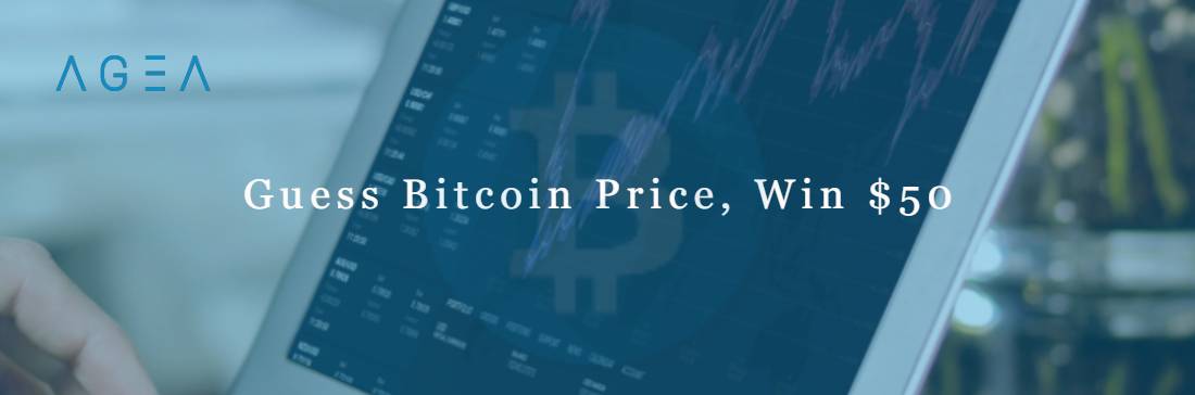 Guess Bitcoin Price Contest, Win  – AGEA