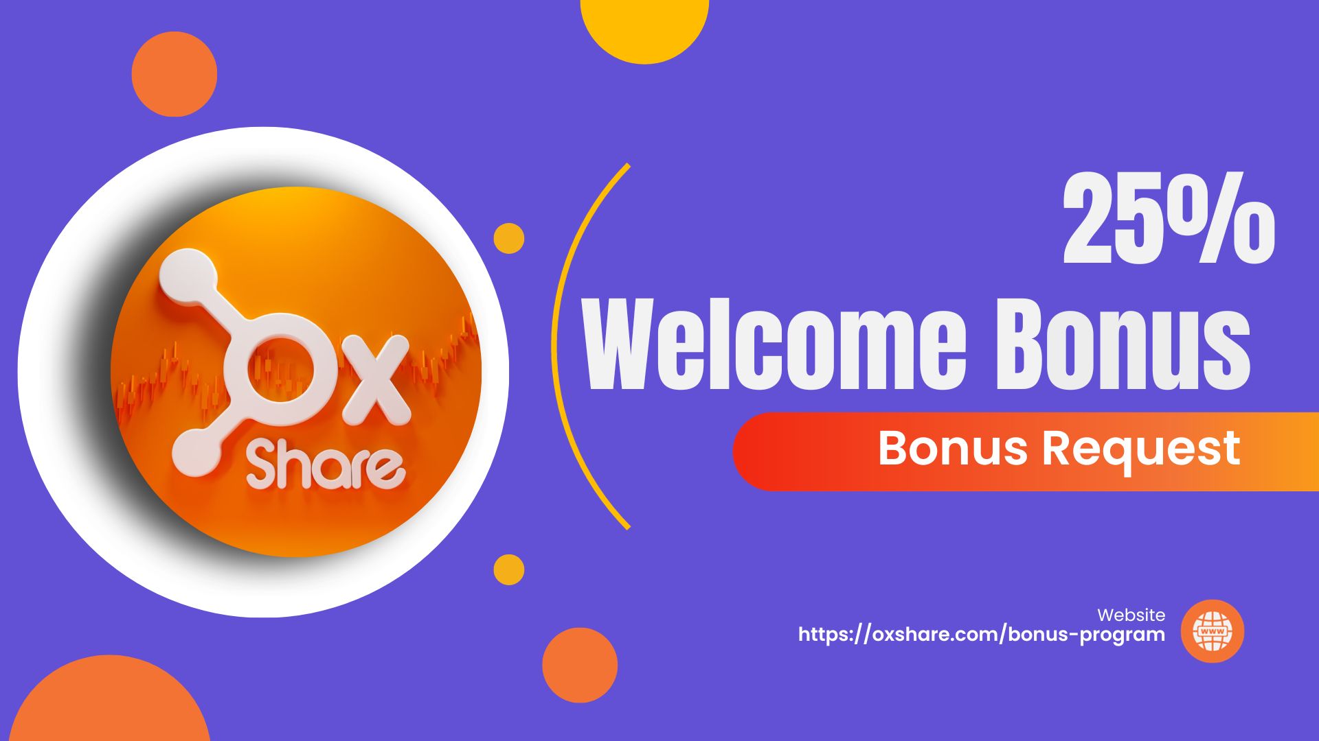 25% Deposit Bonus – OXShare