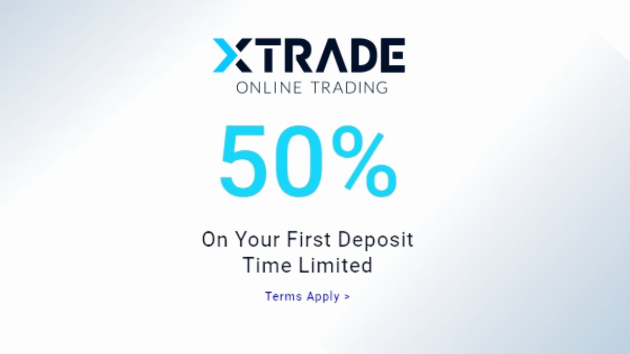 50% First Deposit Bonus – XTrade