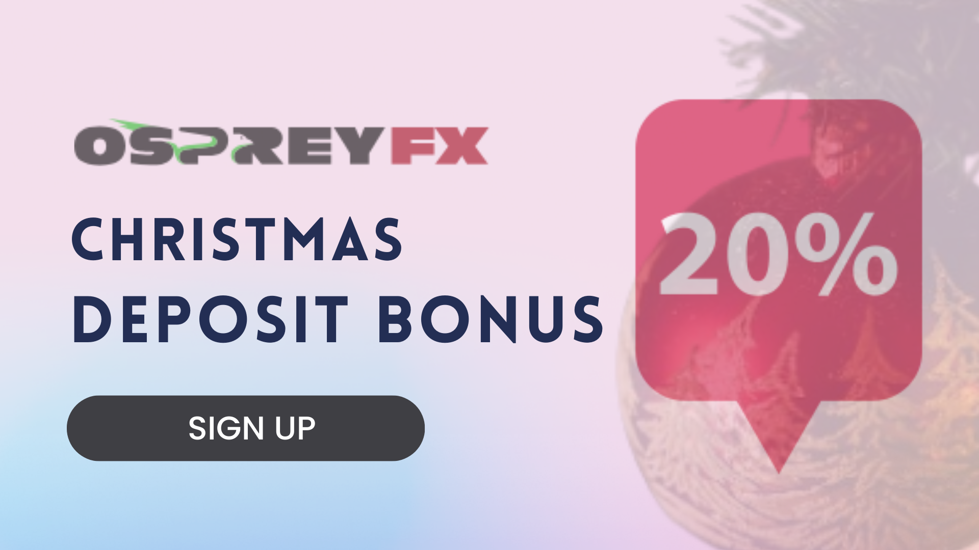 20% Christmas Bonus – OspreyFX